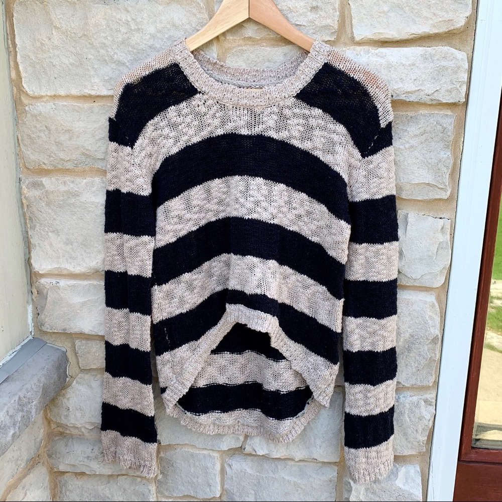 Urban Outfitters Cropped Striped Sweater